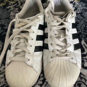 Adidas White and Black Sneakers
